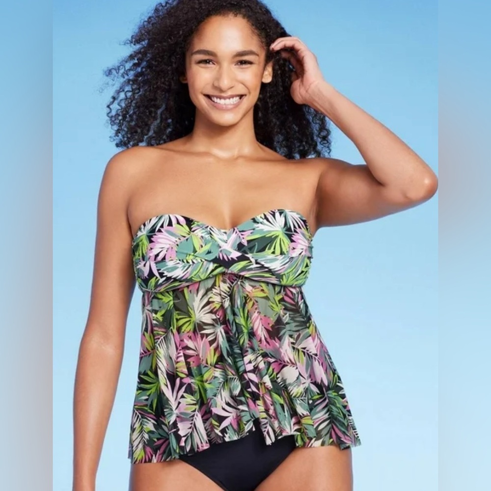 Kona Sol Plus Size Tankini Top